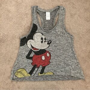 Disney Mickey Mouse grey racerback tank top